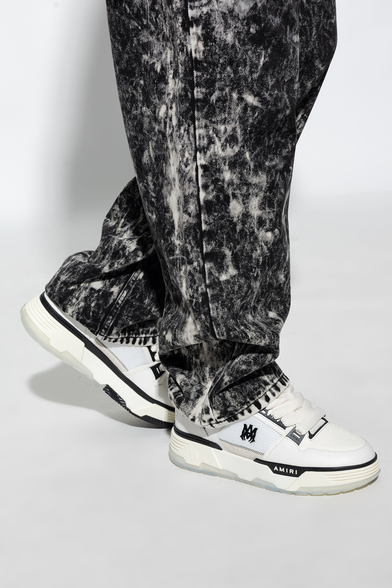 SchaferandweinerShops TW - Cream 'MA - 1' sneakers Amiri